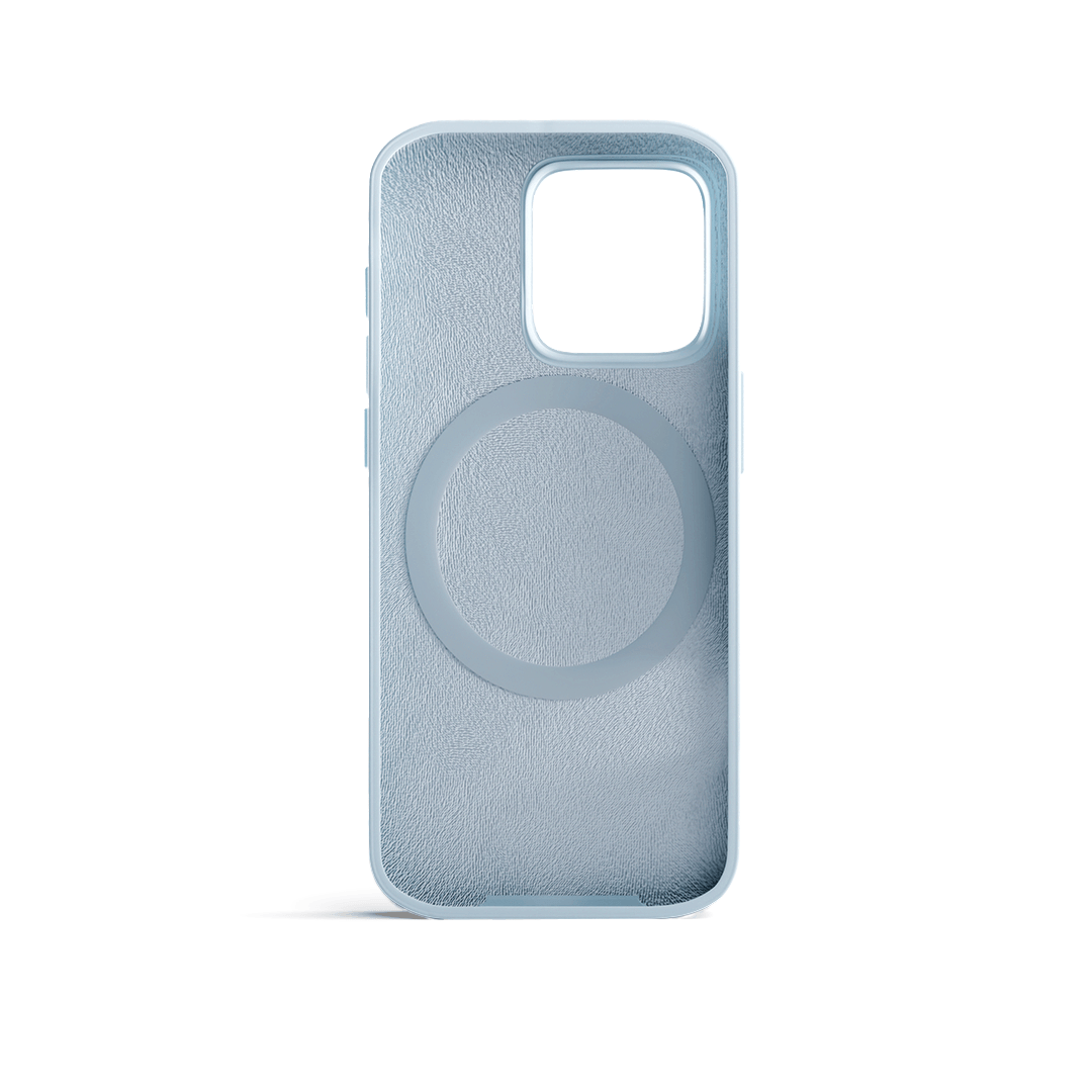Light Blue Liquid Silicone Shungite Case