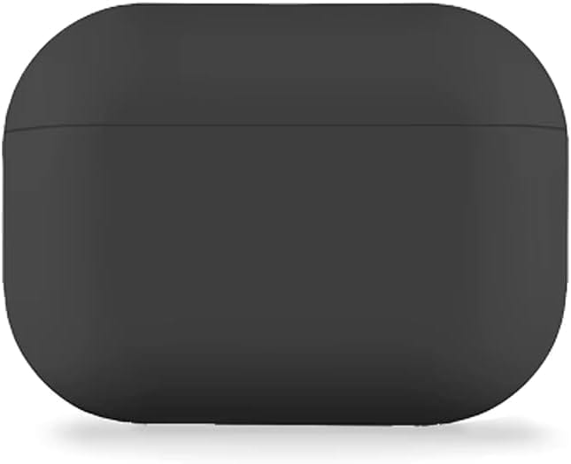 Shungite Silicone AirPods Case Cover with Keychain | Soft Protective Skin for Apple AirPods 2nd, 3rd, 4th Gen & Pro | Shockproof, Dustproof, Front LED Visible