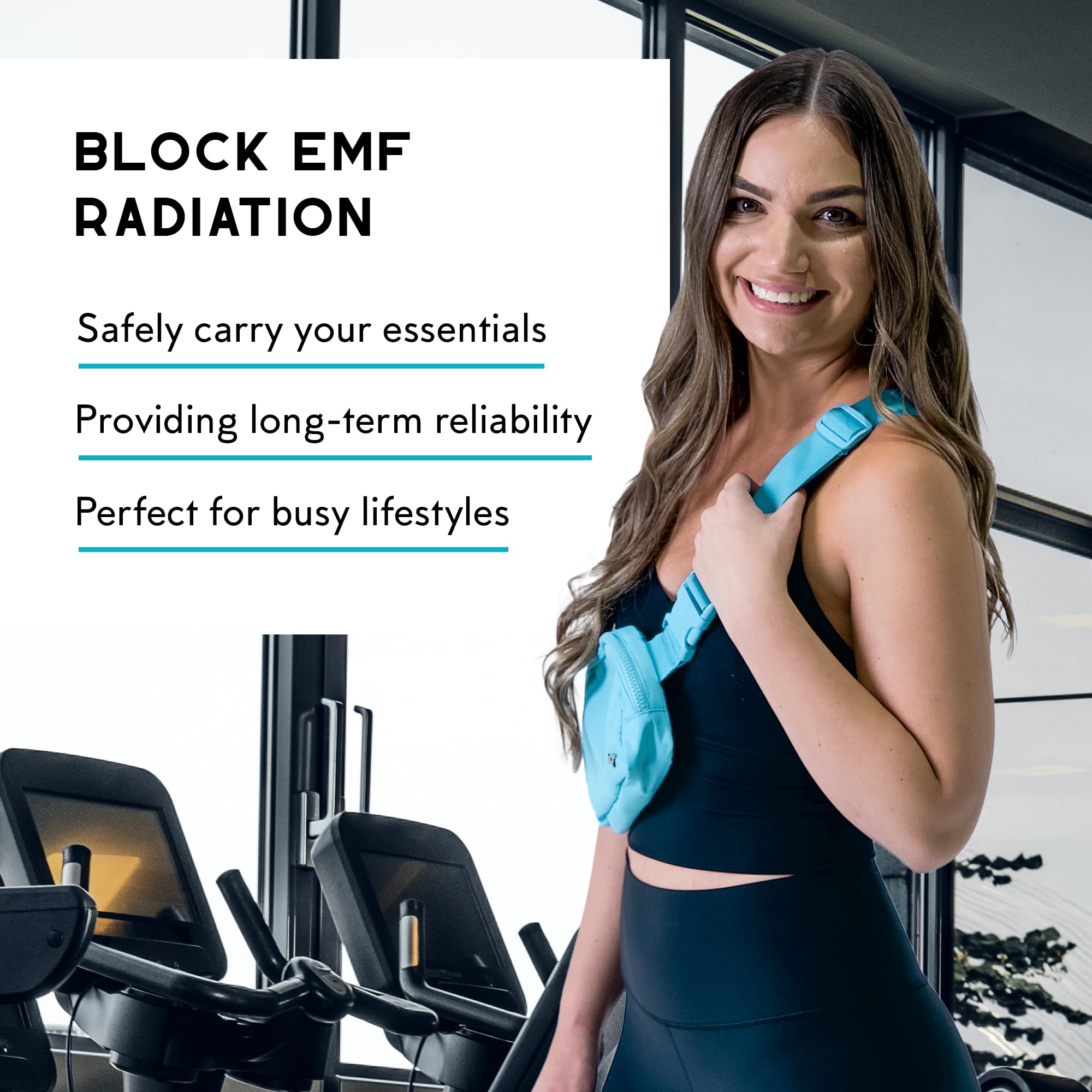 RFID Blocker Bag, Zipper Fanny Pack Nylon, Faraday Bags for Unisex, Disney Traveling Bag with Adjustable Strap