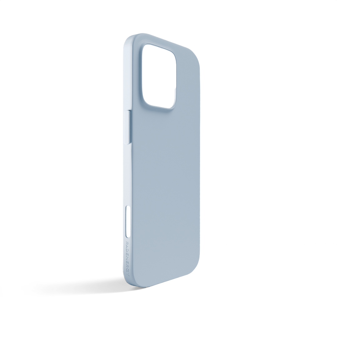Light Blue Liquid Silicone Shungite Case