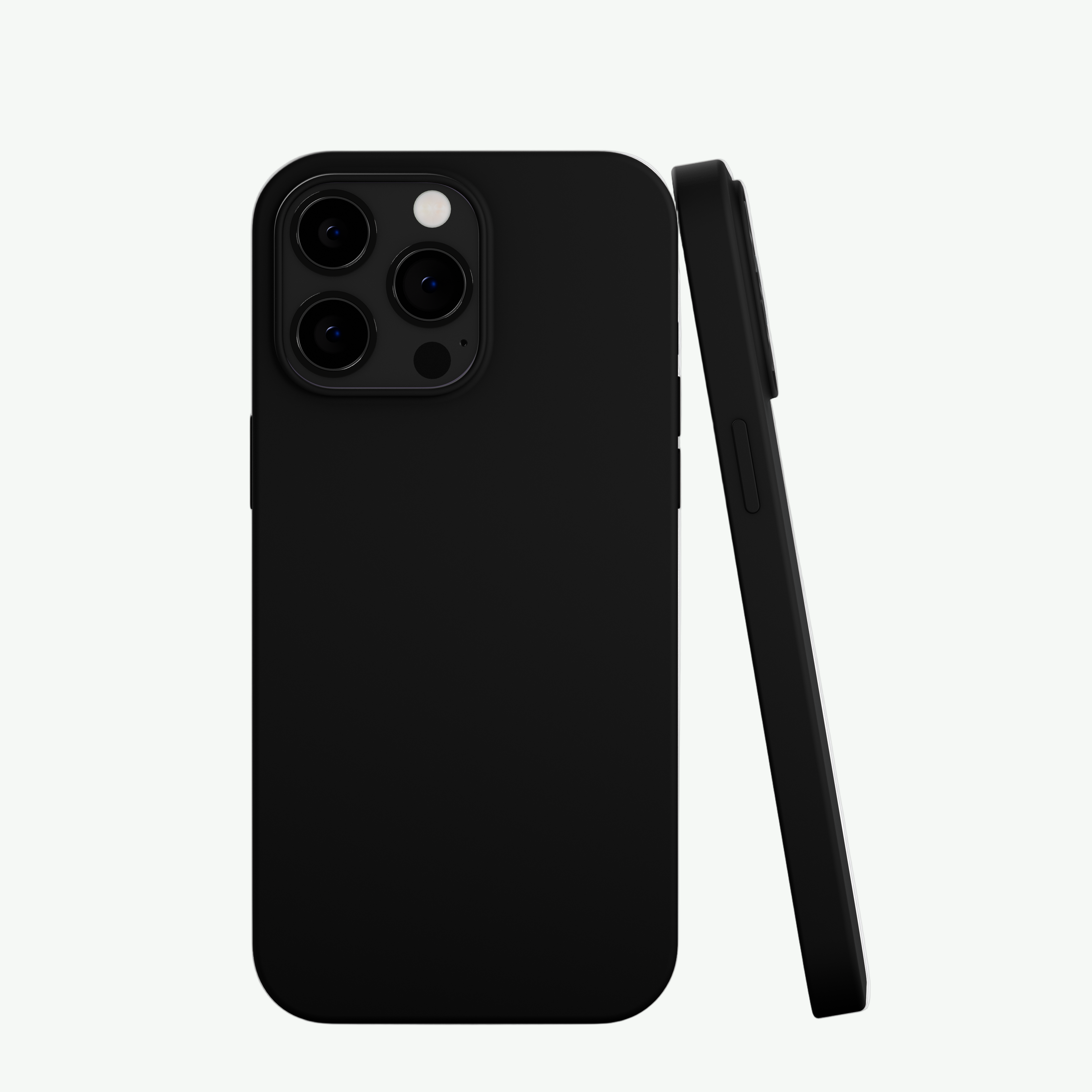 Black Liquid Silicone Shungite Case