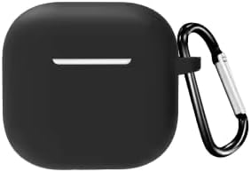 Shungite Silicone AirPods Case Cover with Keychain | Soft Protective Skin for Apple AirPods 2nd, 3rd, 4th Gen & Pro | Shockproof, Dustproof, Front LED Visible