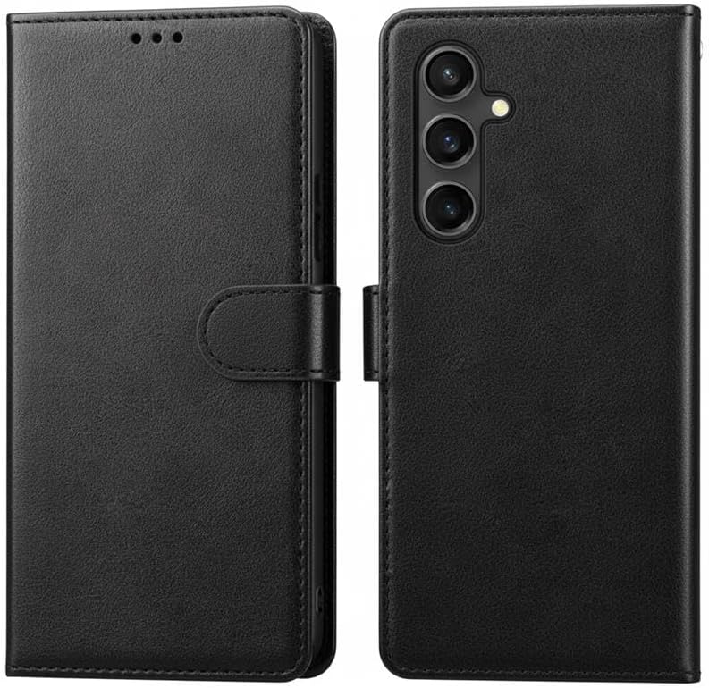 RadEnergy EMF Blocking Genuine Leather Wallet Phone Case with Card Holder for Samsung Galaxy, Anti Radiation EMF Protection, Radiation Blocker Cell Phone Wallet Case