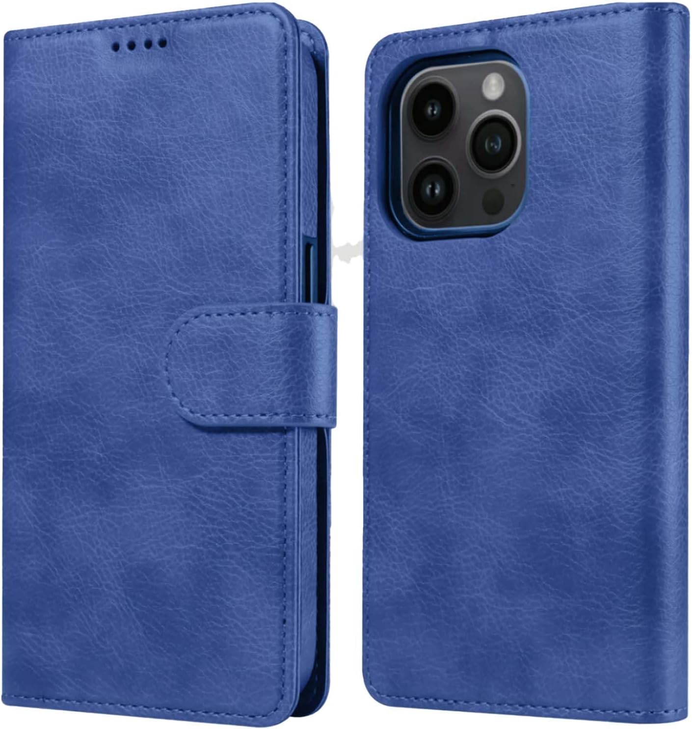 EMF Protection Anti Radiation i-Phone Leather Flip Folio Case for i-Phone, Genuine Leather Wallet Case/Cover with Card Holder & Stand Function