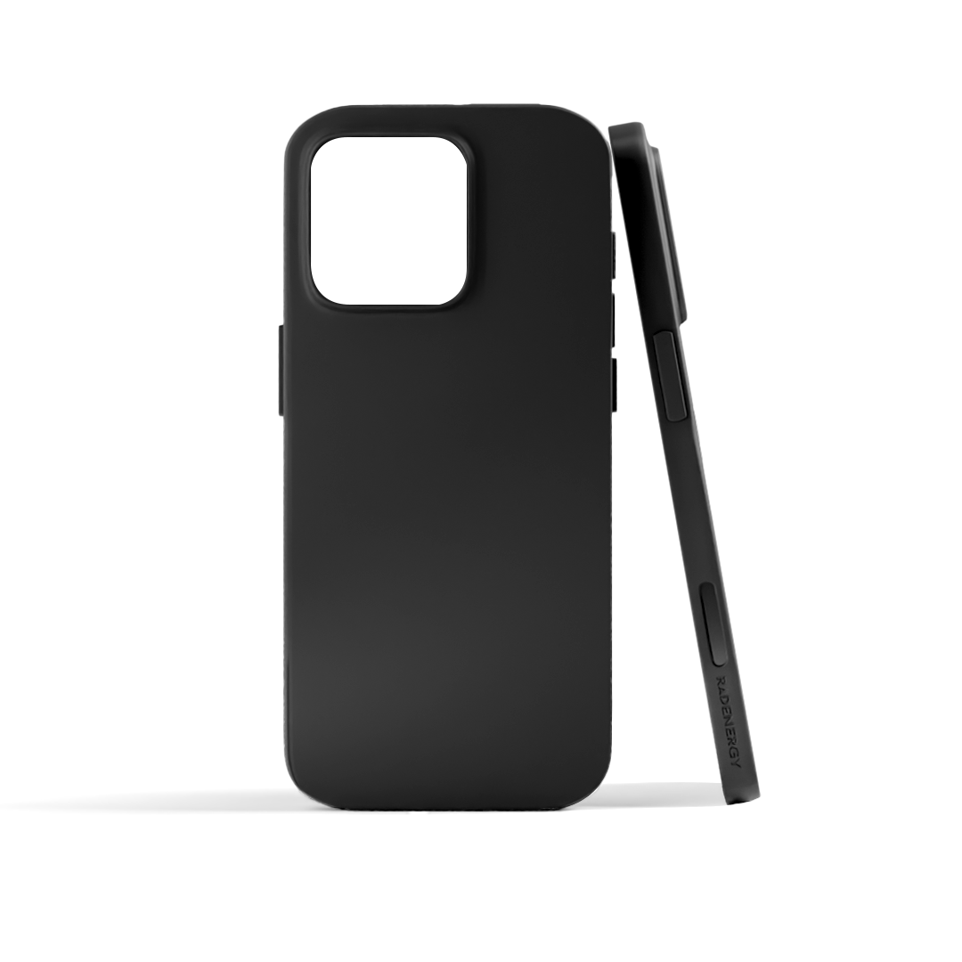 Black Liquid Silicone EMF Protection Phone Case 12 Pro Max