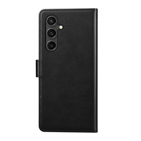 Samsung Black EMF Blocking Vegan Leather Wallet Phone Case