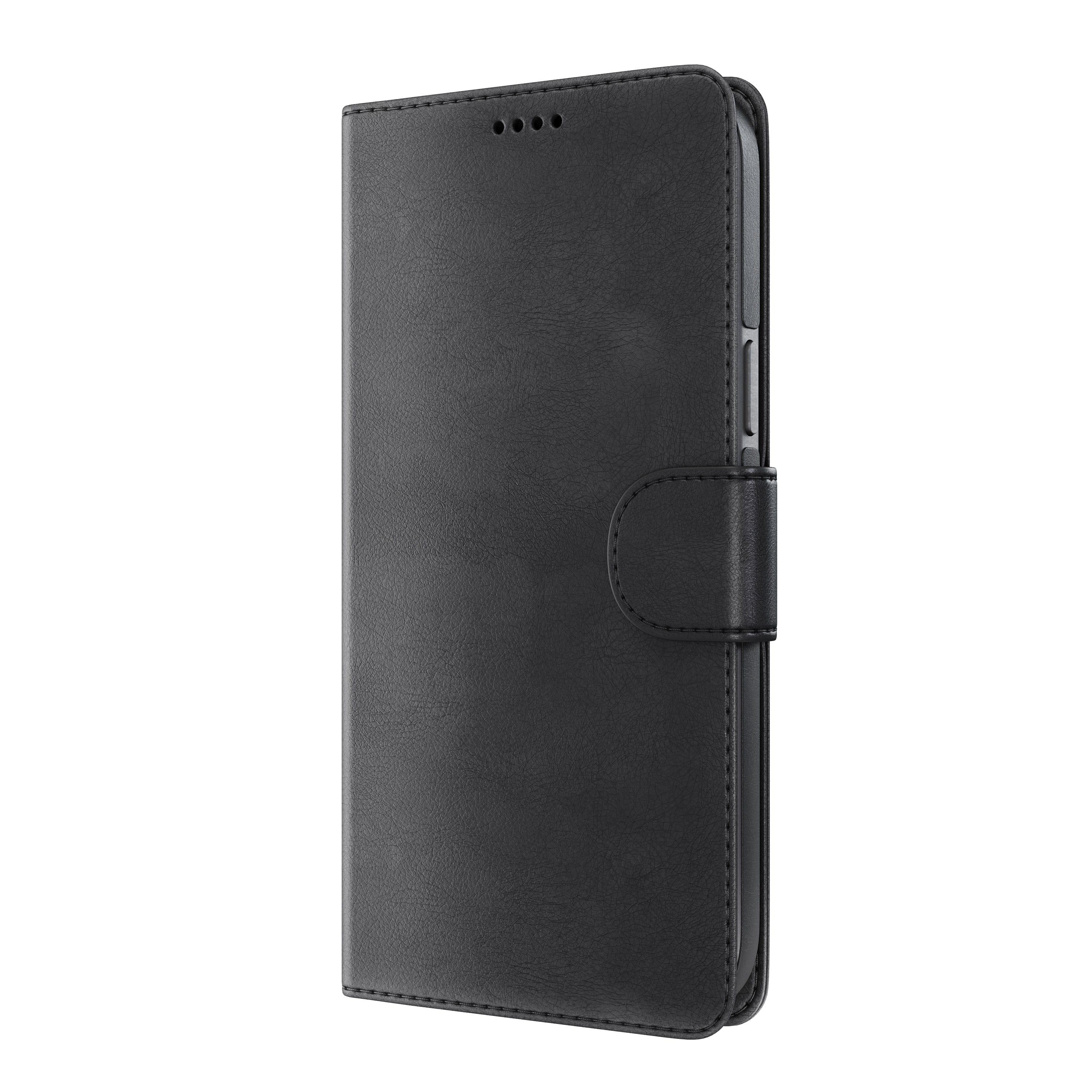 iPhone Black EMF Blocking Vegan Leather Wallet Phone Case