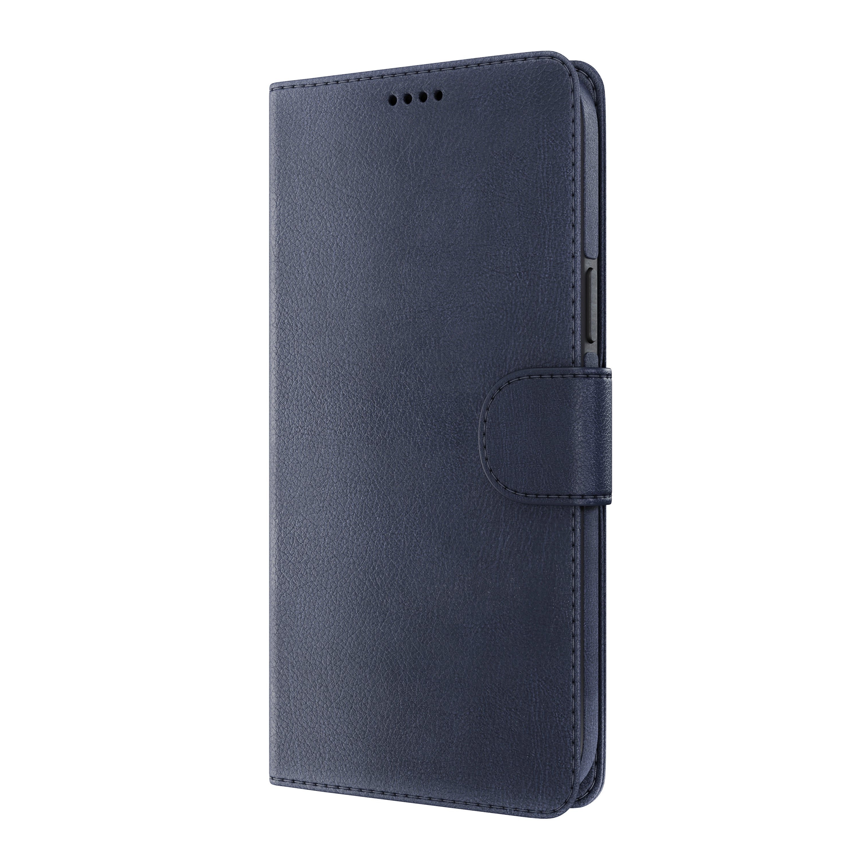 iPhone Blue EMF Blocking Leather Wallet Phone Case