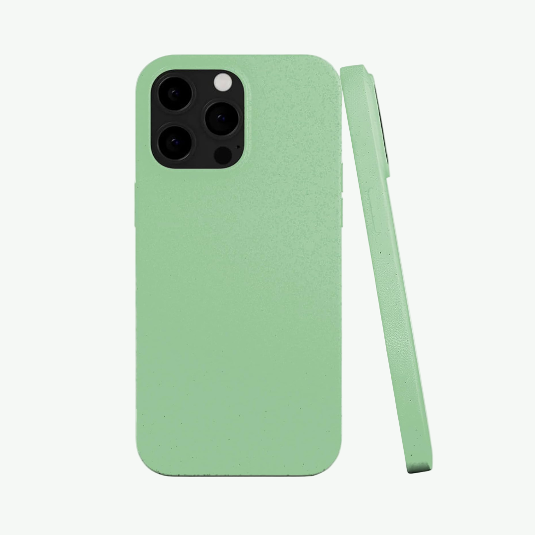 Green Liquid Silicone Shungite Case