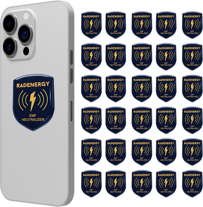 EMF Neutralizer Stickers, EMF Blocker Stickers, Shield Protection for Phones, Tablets, Laptops, and WiFi Devices, Shield Neutralizers for Home and Office Protection (6)
