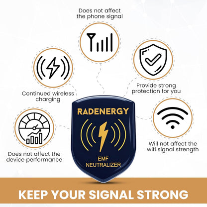 EMF Neutralizer Stickers, EMF Blocker Stickers, Shield Protection for Phones, Tablets, Laptops, and WiFi Devices, Shield Neutralizers for Home and Office Protection (6)