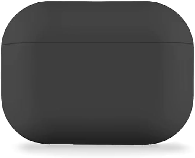 Shungite Silicone AirPods Case Cover with Keychain | Soft Protective Skin for Apple AirPods 2nd, 3rd, 4th Gen & Pro | Shockproof, Dustproof, Front LED Visible