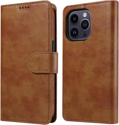 EMF Protection Anti Radiation i-Phone Leather Flip Folio Case for i-Phone, Genuine Leather Wallet Case/Cover with Card Holder & Stand Function