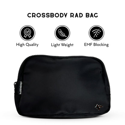RFID Blocker Bag, Zipper Fanny Pack Nylon, Faraday Bags for Unisex, Disney Traveling Bag with Adjustable Strap