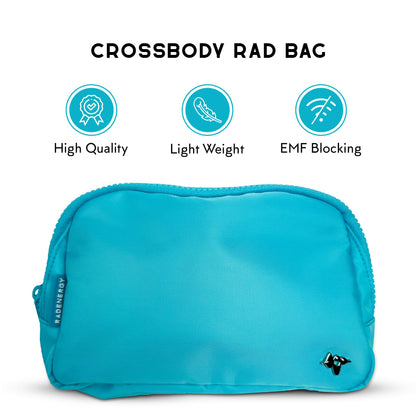 RFID Blocker Bag, Zipper Fanny Pack Nylon, Faraday Bags for Unisex, Disney Traveling Bag with Adjustable Strap