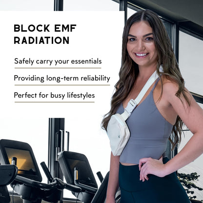 RFID Blocker Bag, Zipper Fanny Pack Nylon, Faraday Bags for Unisex, Disney Traveling Bag with Adjustable Strap