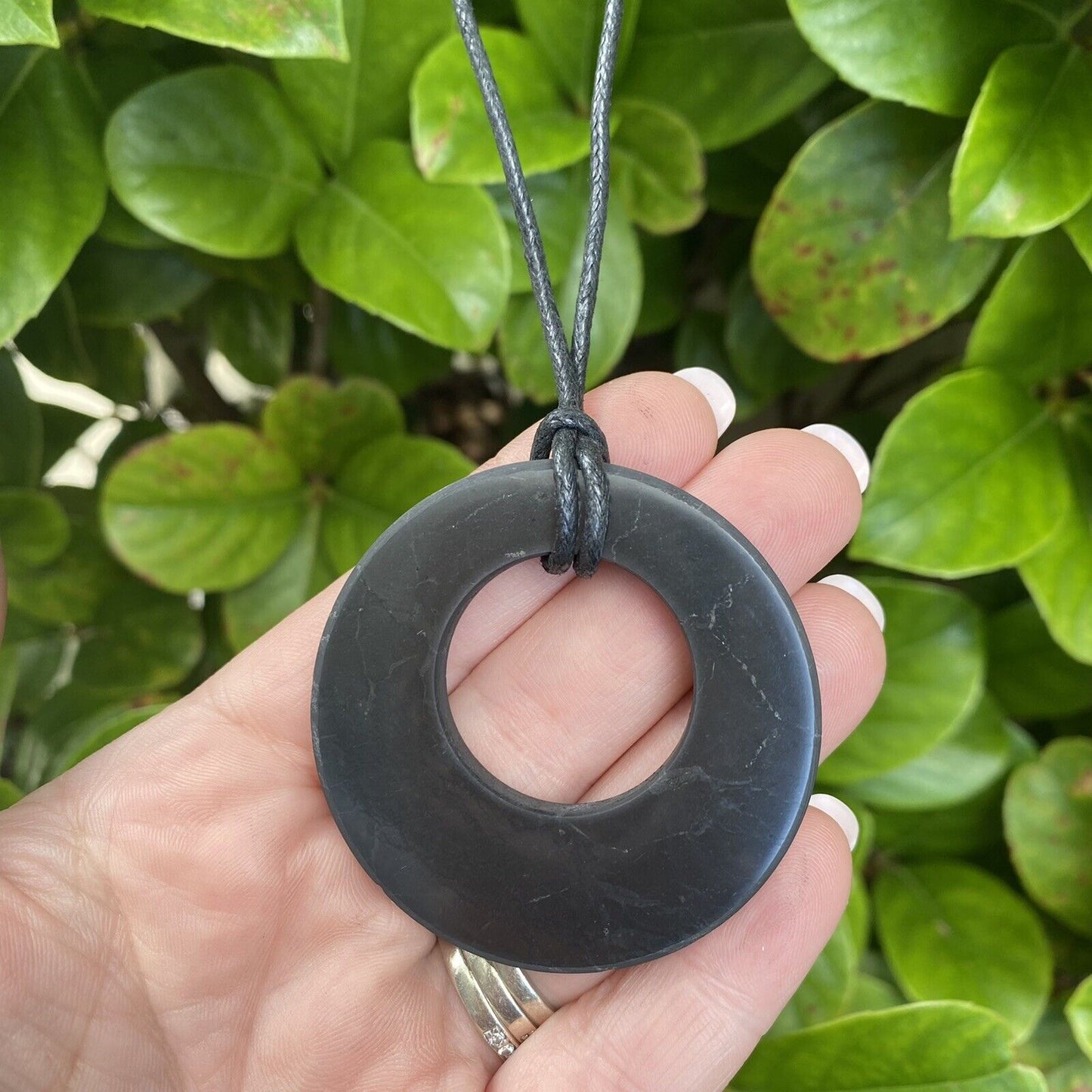 Shungite Open Circle Necklace