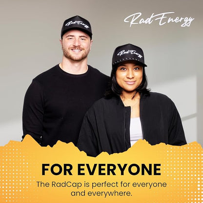 Rad Energy EMF Blocking Hat – Unisex Faraday Hat with Anti Radiation Blocking Liner That Blocks Over 99% RF Radiation - Shielding Efficiency Cap Protect Against EMP, RF, 5G, 4G & Wireless Signals