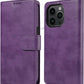 Purple Leather Radiation Proof Wallet Case