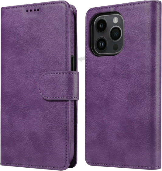 Purple Leather Radiation Proof Wallet Case