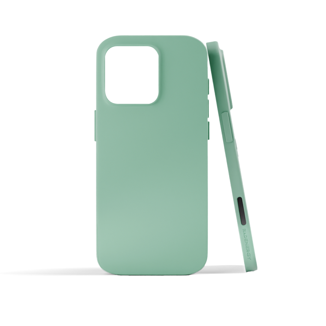 Green Liquid Silicone Shungite Case