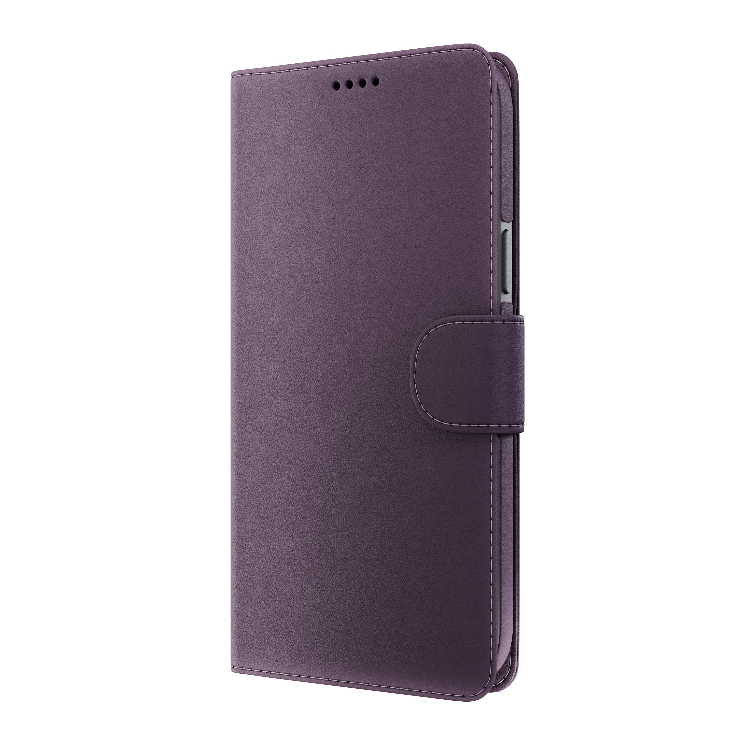 iPhone Purple EMF Blocking Leather Wallet Phone Case
