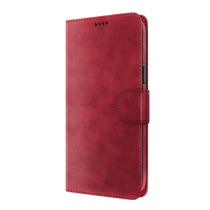 iPhone Red EMF Blocking Leather Wallet Phone Case