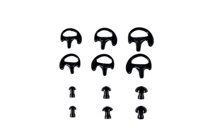 Airtube Headphones, EMF Free Earbuds, Air Tube Headphones with Zipper Bags, 3D Sound, Microphone Volume Control, for Work Meetings, Sleep, Gym, High Audio Quality Devices