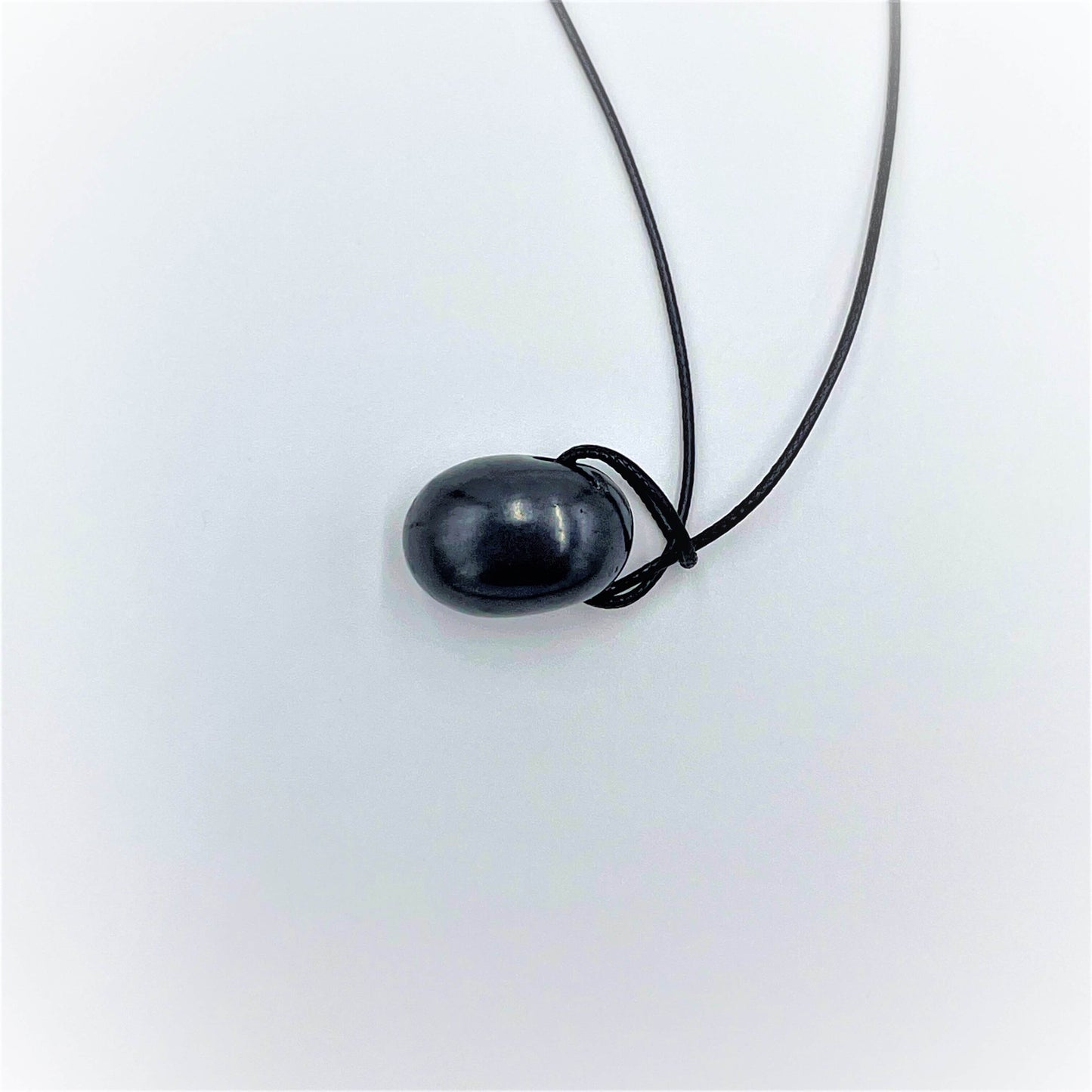 Shungite Drop Pendant Necklace